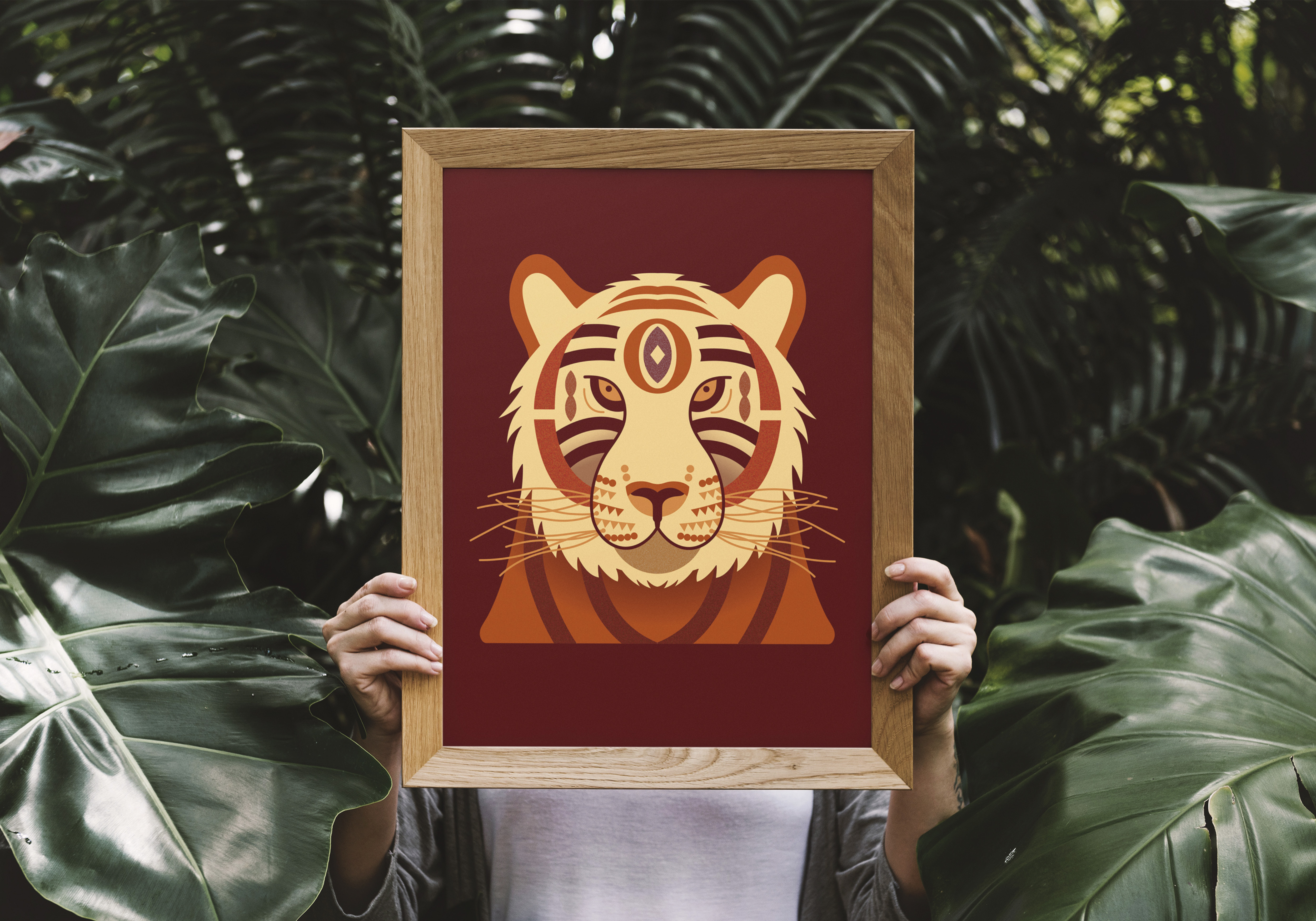 Tijger Illustratie - Kader 1