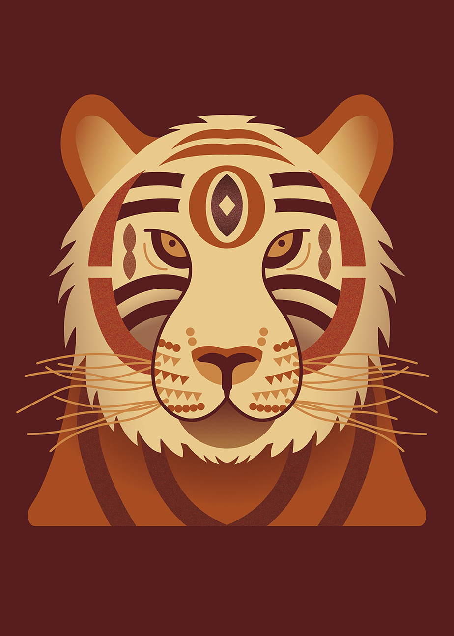 Tijger Illustratie